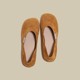 Single shoes for women 2025 spring and autumn new flat sole versatile one-foot lazy half slippers two-wear grandma shoes bean shoes
