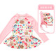 Children's long-sleeved swimsuit women's ins style split girl's princess skirt style girl's swimsuit 2025 new style