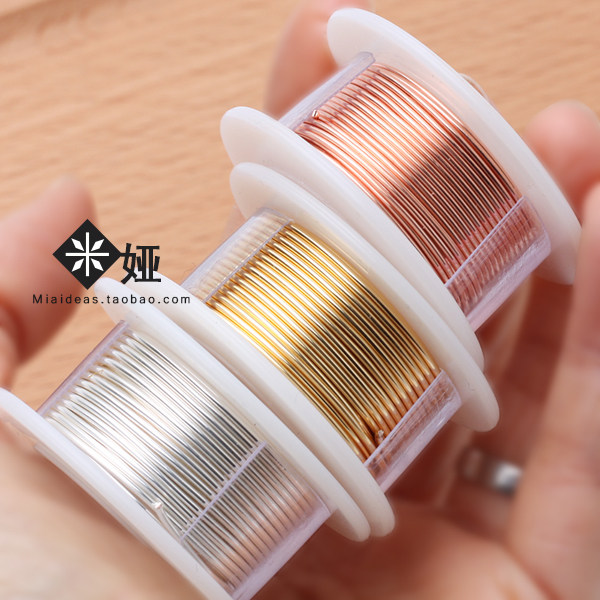 Mia High -quality Handmade Copper Wire DIY copper wire winding accessories Bad headwear shape copper thread
