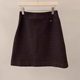 Large size woolen A-line plaid skirt mid-skirt autumn and winter hips thick mid-length skirt high waist retro wool short skirt