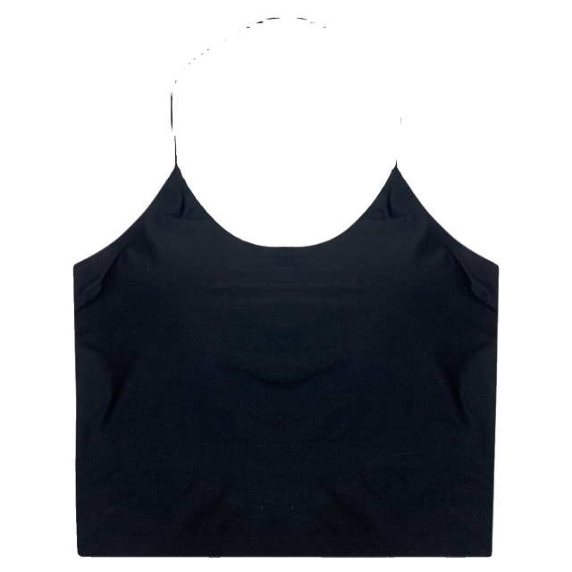 Black halter neck beautiful vest internet celebrity new suspender for women in summer wear for breast wrap and inner wear with breast pad tube top