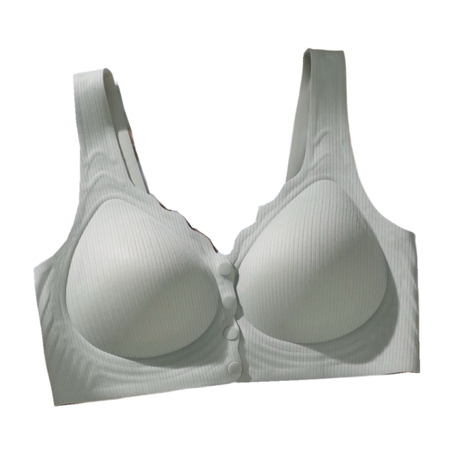 Pin ancient and modern steel rims in front of thin bras, bra, vest sports underwear mothers, anti -slip shoulder straps, large size bra