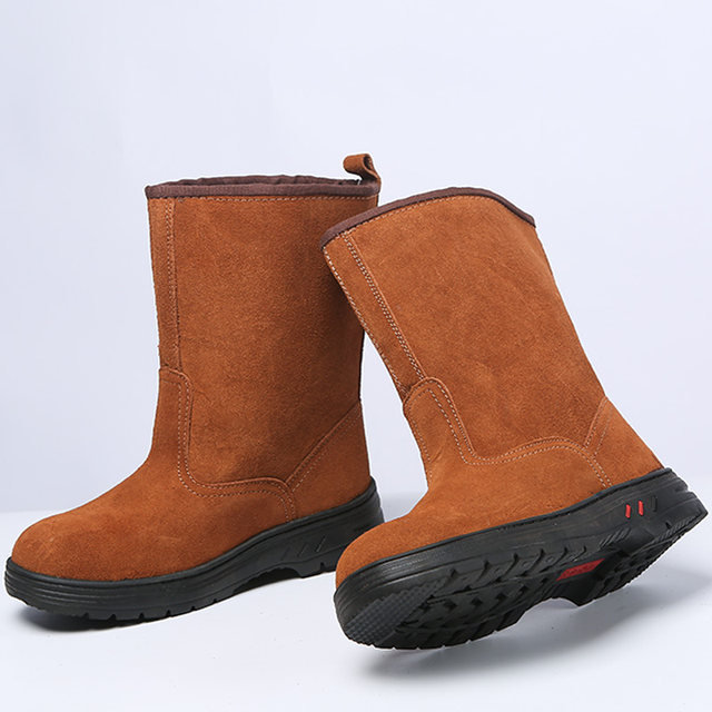 Labor Boot Labor Boots Anti -Smile Warm Cotton Boot Boots Cowee oil fields High ...