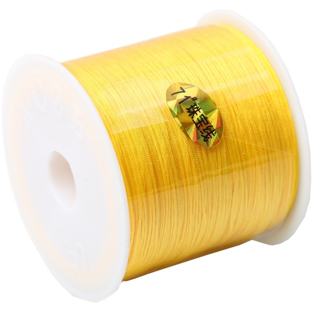 No. 71 jade thread 0.4mm Taiwan thread through beeswax small hole beads thin thread wrapped ring pendant rope diy braided thread
