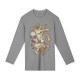 JNBY/Jiangnan Buddy Autumn Long Sleeve T-shirt Women's Printed Round Neck Loose Soft Commuter Top 5N9110560