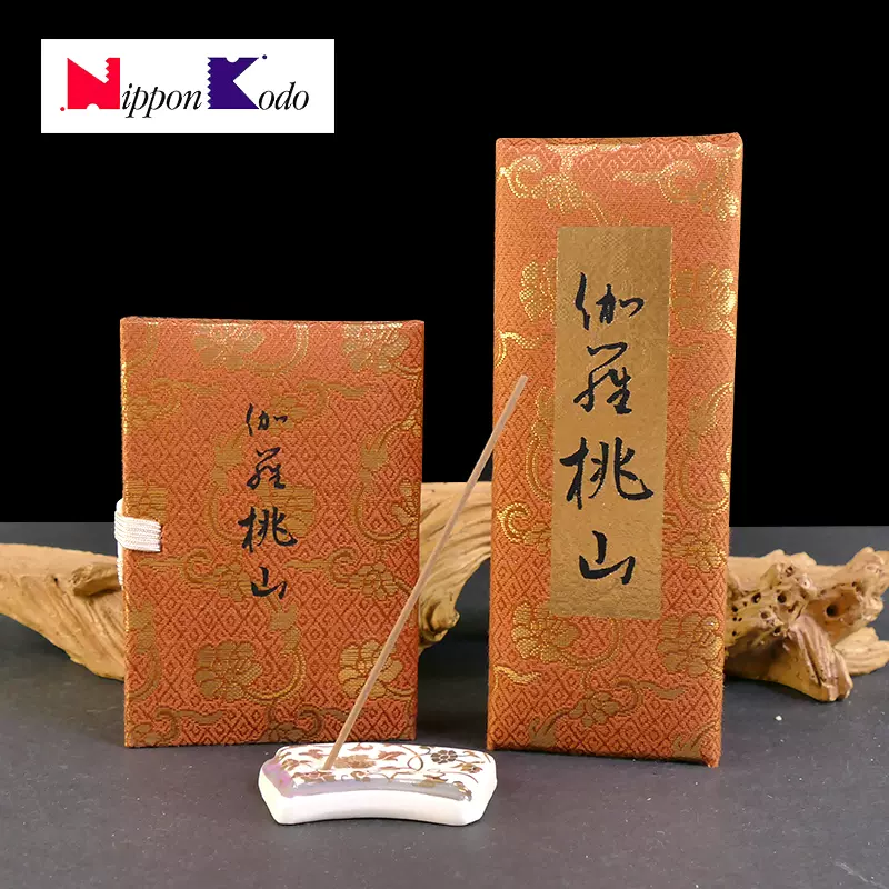日本香堂nipponkodo 伽羅桃山高級線香沉香奇楠原裝進口薰香禮盒