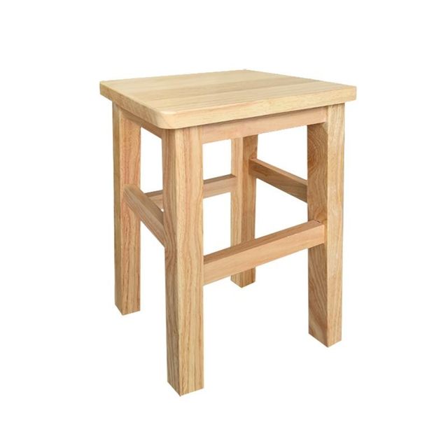 Small wooden stool solid wooden stool household living room adult low stool stool coffee table changes shoe stool wooden clinical wooden stool
