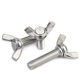 304/201/316 stainless steel butterfly screw butterfly type ramrod ingot hand screw bolt M3M4M5M6M8M10