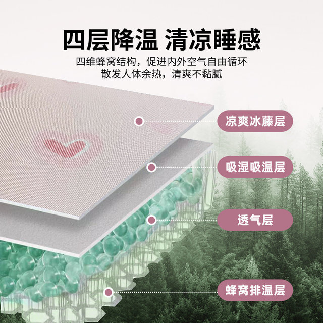 Summer ice silk mat 2025 new children's Class A mother and baby grade rattan mat summer soft mat machine-washable bed cover style