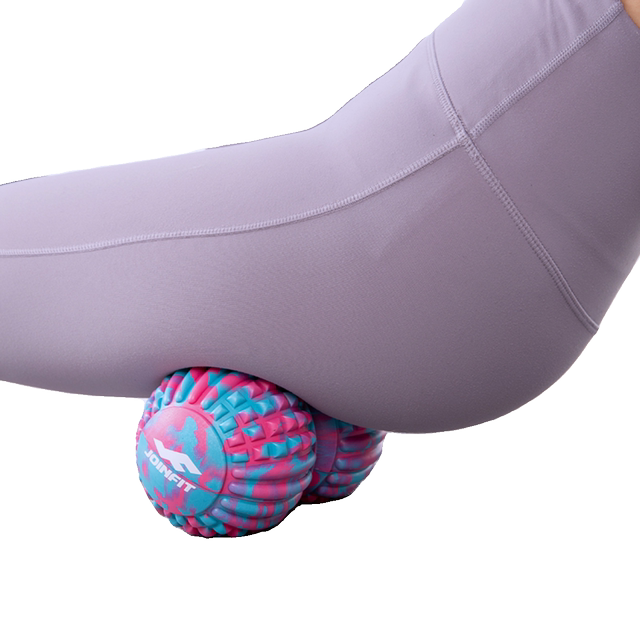 JOINFIT peanut ball massage ball muscle relaxation fascia ball cervical membrane ball big feet base fitness ball back double ball
