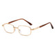 Genuine 50-800 degree reading glasses men brand fashion men and women glass sheet reading glasses metal frame flat light mirror
