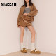 Scatto 2025 new winter retro furry shoes plus velvet warm thick-soled Birkenstock shoes for women EIY10DH5