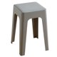Plastic stool thickened household extra thick modern simple stackable long sitting comfortable chair high round stool bench