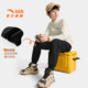 ANTA Children's Clothing Boys' Velvet Pants Autumn and Winter 2025 New Children's Thickened Cotton Pants Winter Trousers Sports Pants