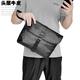 Zuosen vegetable tanned first layer cowhide crossbody bag genuine leather small bag soft leather shoulder bag (can be used as a handbag) men's casual bag