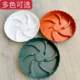 Round flower pot tray base ventilated and breathable flower pot bottom drain water connection tray thickened resin household base
