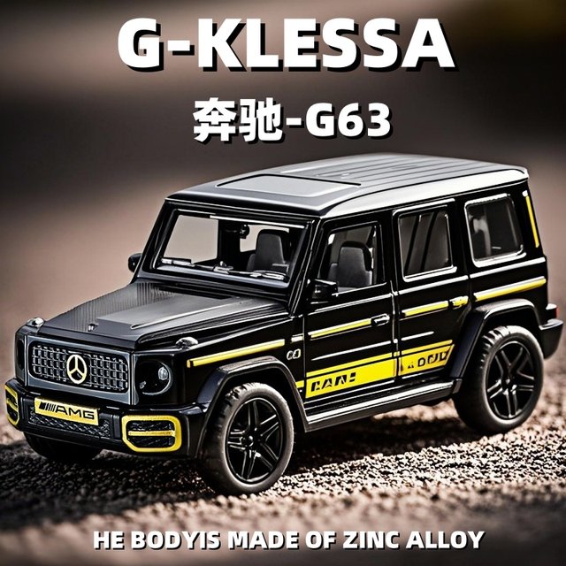 Mercedes-Benz big G car imitates the real G63 alloy car model off-road vehicle ornaments hand-made collection boys birthday gift