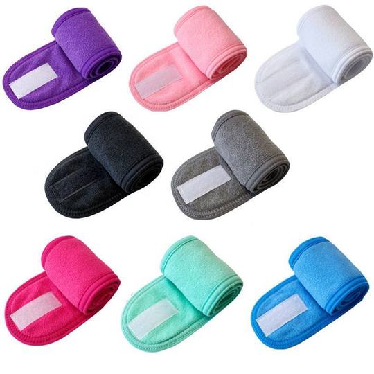 Beauty salon skin management bag headscarf headband Velcro face wash makeup headband soft absorbent towel