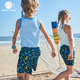 Gailang children's beach pants quick-drying loose shorts baby boy summer suit boys and girls boxer swim trunks five-point thin style