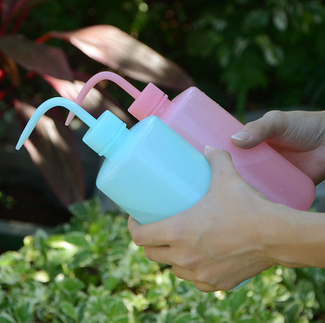 Multi-succulent curved mouth pot watering flowers and watering tools artifact lazy watering can household large pointed mouth spray vase spray water long mouth