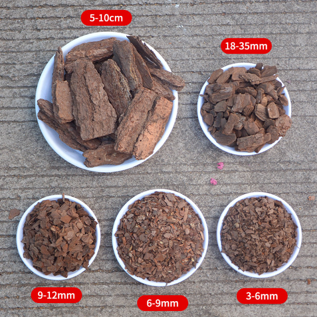 Decomposed pine bark bulk fermented pine phosphorus orchid cultivation substrate Dendrobium officinale special plant material orchid nutrient soil