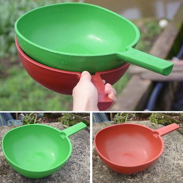 Thickened beef tendon plastic water ladle for growing flowers and vegetables, watering, wear-resistant agricultural cooked glue spoon, toilet feces ladle, long water ladle