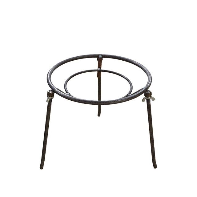 Pot rack tripod outdoor stove rack three round household firewood three bracket rack removable and easy to use for burning