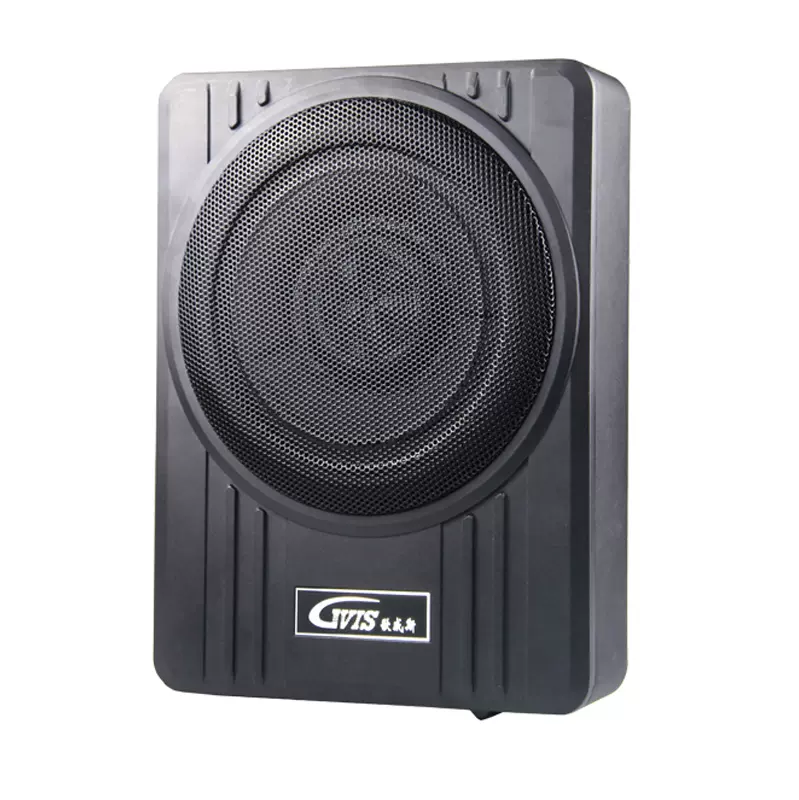 車載低音喇叭超薄純低音炮汽車12v音響喇叭8寸 10寸重低音音箱改裝 Taobao