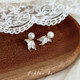 Light luxury and high-end unique natural freshwater pearl fish tail earrings for women Autumn and Winter 2025 new popular earrings and earrings