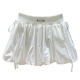 Sweet lace-up design makes the slim flower bud short skirt for women with versatile A-line puffy skirt trendy