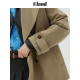 Eland clothes trench coat women's lapel with rotator sleeves removable belt loose commuter jacket