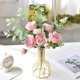 INS wind peony fake flower simulation flower living room dining table decoration of Yogali decorative flower art ornaments home accessories
