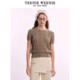 TeenieWeenie Bear Knitted T-shirt 2025 Summer New Casual Vibrant Women's Round Neck Sweater Top