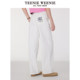 TeenieWeenie Bear Women's Jeans 2025 Summer New Cool Fashion Simple Commuter Straight Pants