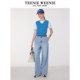 TeenieWeenie Bear Women's Jeans 2025 Summer New Cool Fashion Simple Commuter Straight Pants