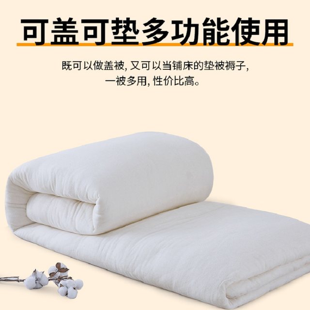 Xinjiang pure cotton quilt winter quilt thickened warm long-staple cotton quilt mattress quilt single cotton quilt core