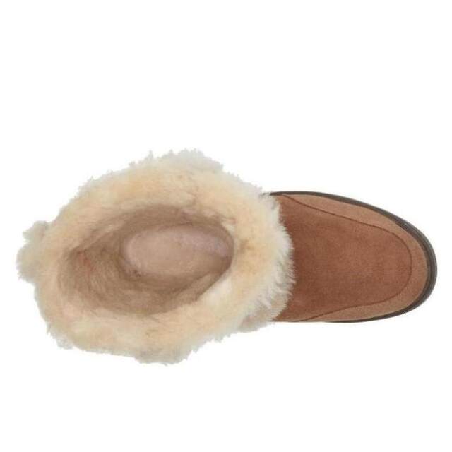 UGG women's fur-edged wear-resistant snow boots fur boots winter warm mid-tube boots Sundance authentic 5325O