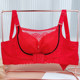 Adjustable front buckle and sagging correcting underwear, strapless anti-exposure full cup, large breasts, small size bra, thin