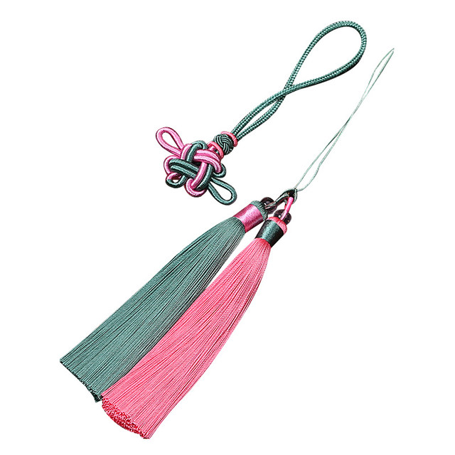 Flat Souzi Ancient Wind Chinese Jiewo Two -color Hanging Drinking DIY Handmade Materials Hanfu Placing Motor Pendant