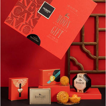 米旗月饼礼盒 米旗金秋祝福礼盒 多口味中秋节送礼团购