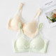 
Large size girl's bra development stage pure cotton junior high school students high school upper support fixed side fastening fat students sports thin bra