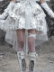 Blood Supply Original Madhouse Distressed Suede Subculture Punk Trailing Printed Suspender Dress Halloween