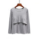Pure cotton modal pregnant women's postpartum confinement clothes feeding clothes for going out long-sleeved breastfeeding T-shirt top base shirt spring and autumn