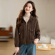 Small short coat women's spring and autumn new style loose middle-aged mother's clothing fashionable age-reducing casual hooded top