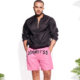 desmiit Fashionable casual shorts for men loose quick-drying sports beach pants for summer can be put into the water and swim trunks