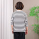 Grandma autumn long-sleeved T-shirt lycra cotton top women's large size middle-aged and elderly striped autumn clothes mother base shirt 60