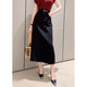 Feijie customized 2025 new mid-length skirt straight skirt commuter suit skirt versatile temperament skirt

