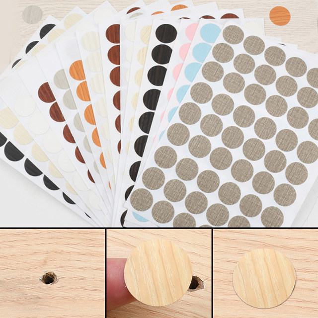Hole Sticker Huanmei sticker nail cap cover hole sticker self-adhesive screw hole ...