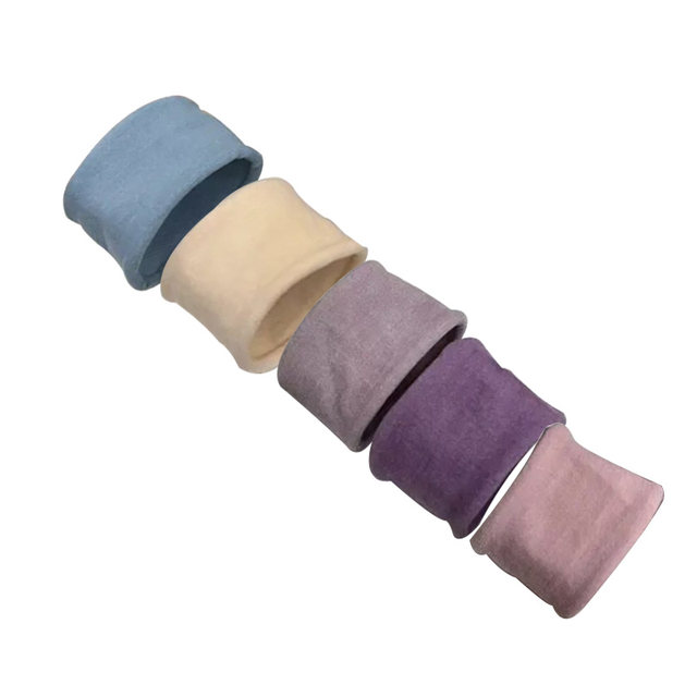 2024 new style super soft and highly elastic skin-feeling facial mask hair band ultra-wide seamless simple multi-color hair tie