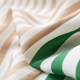 Asymmetric contrasting stripes splicing! Lace-up A-line silk mid-length skirt for women Spring and summer q